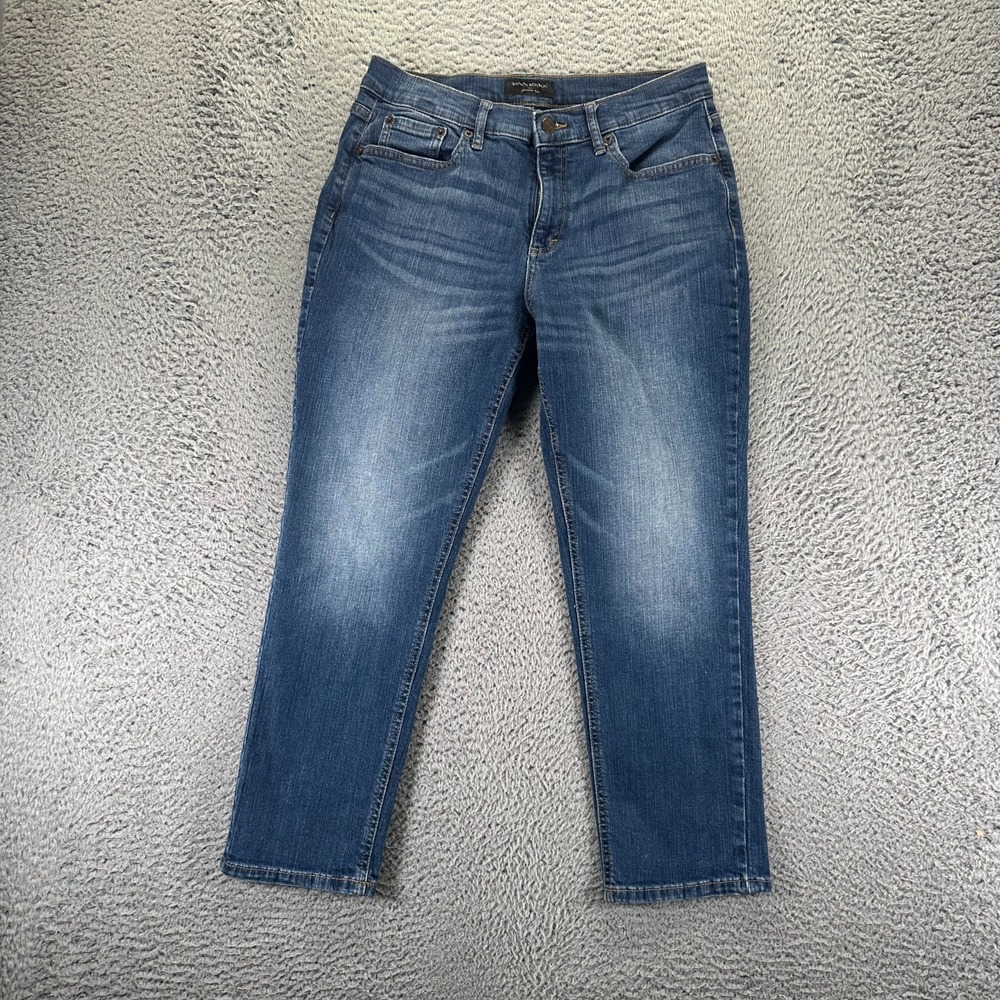 Banana Republic Jeans Womens 8P Blue Cotton Denim Girlfriend Stretch Workwear